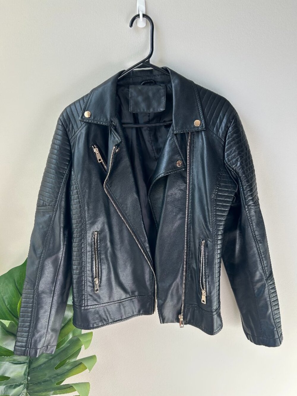 Faux Leather Jacket